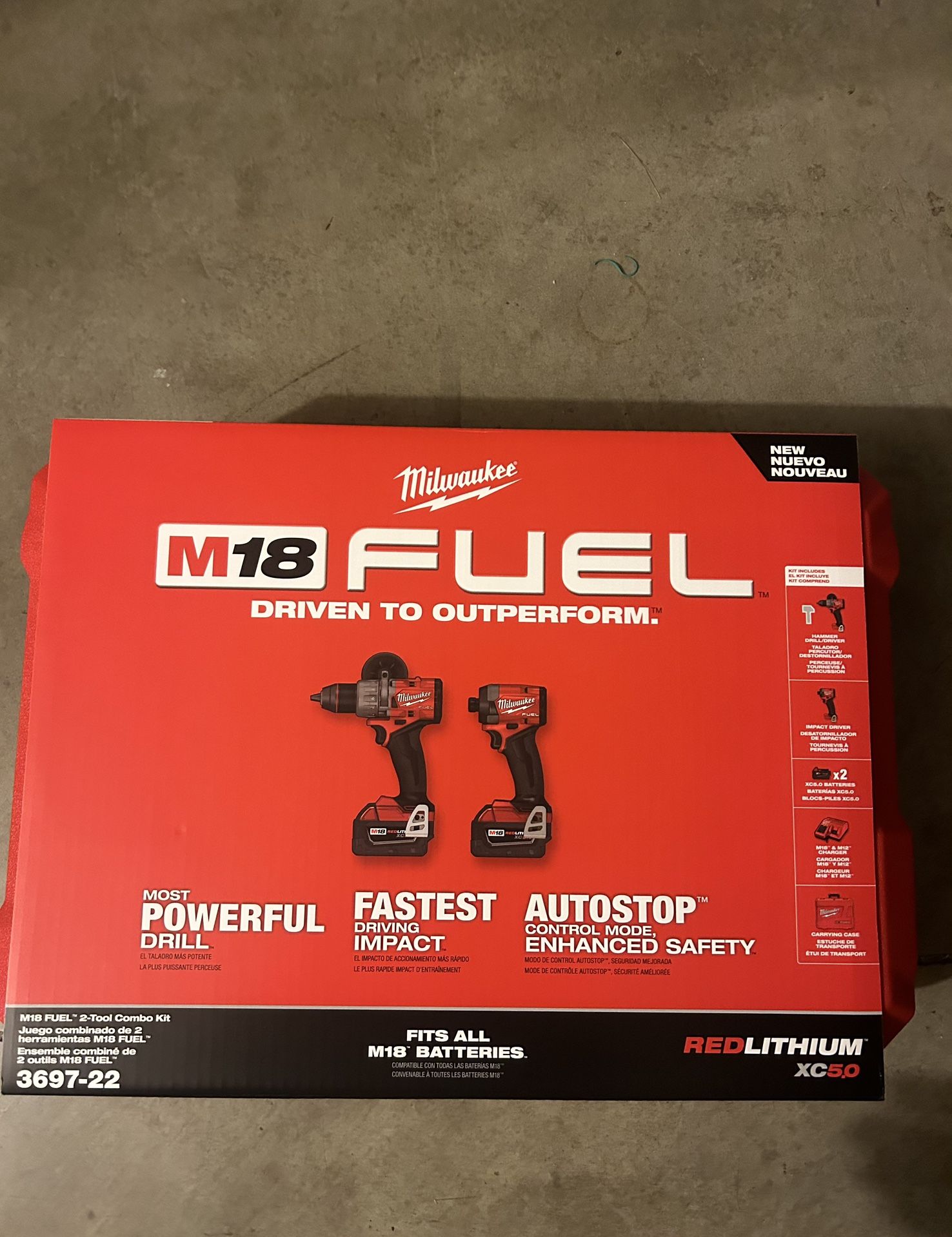 Milwaukee M18 Fuel 2-Tool Combo Kit