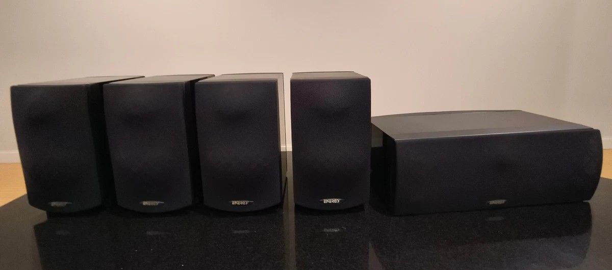 Energy Take 5.2 5.2HB-1 Surround Speaker System, 4 Satellite + 1 Center, Black