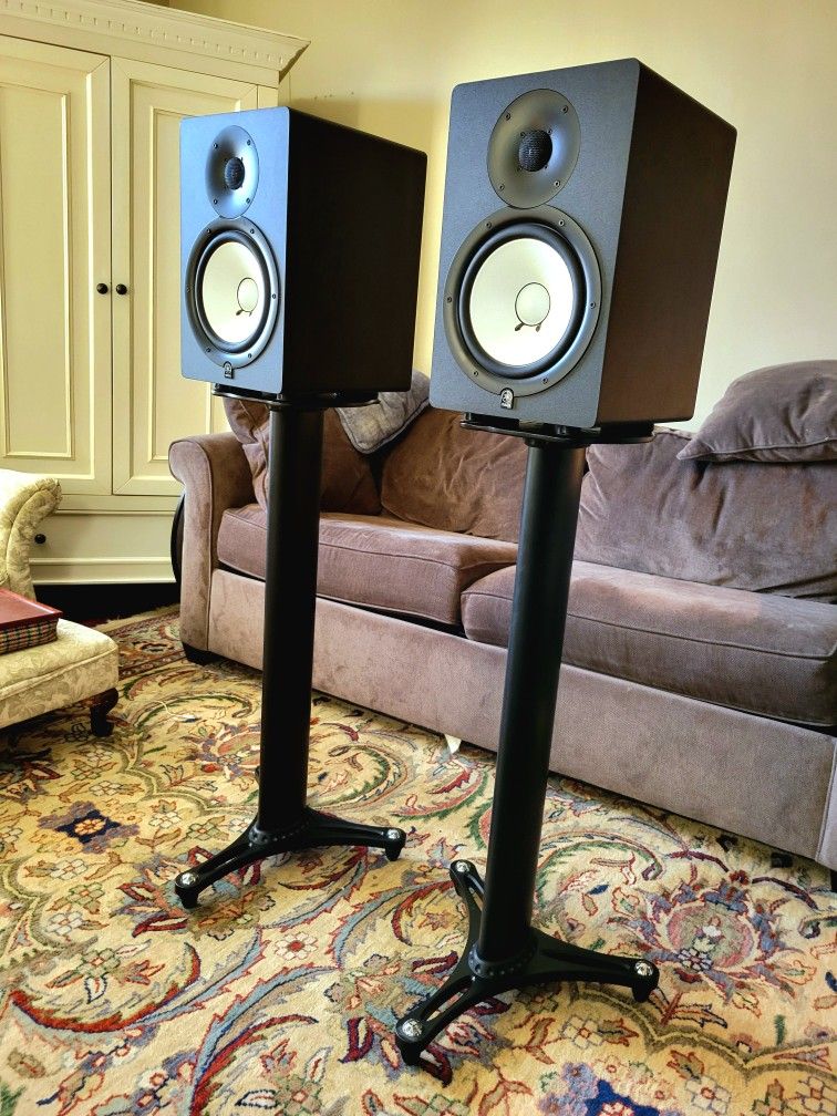 Yamaha HS8 Speakers, With Quality Stands