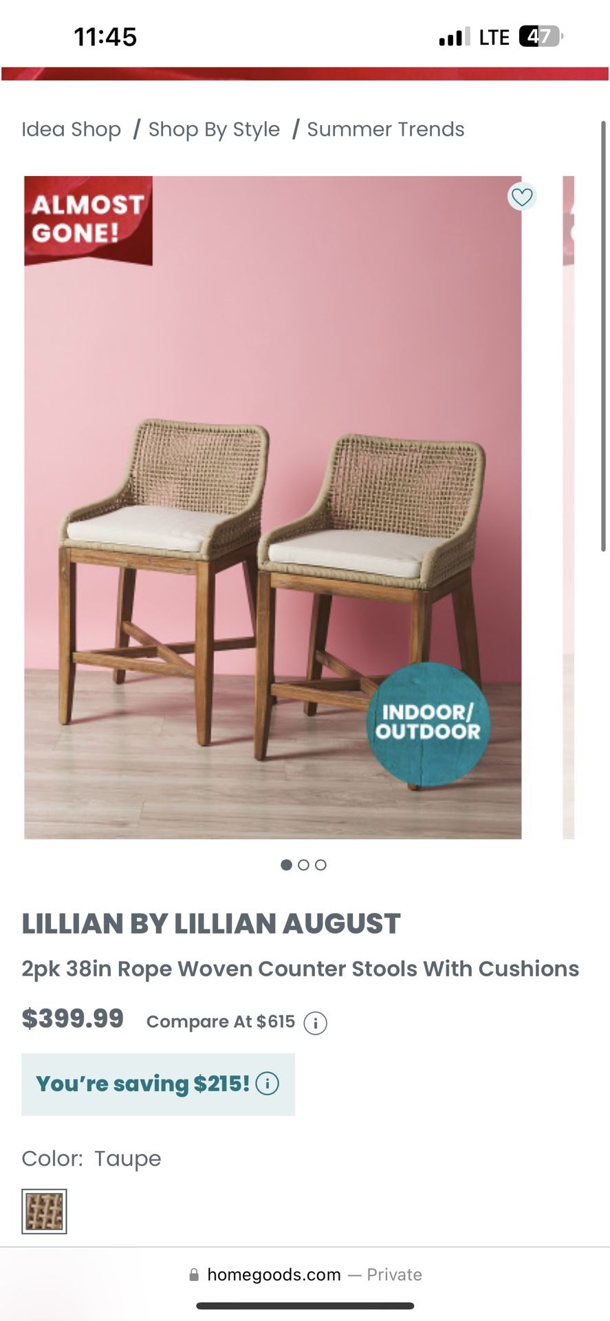 Indoor Outdoor Chairs 
