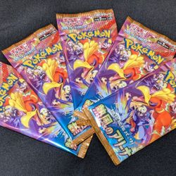 Pokemon Cards 5 Heat Wave Arena Packs Japanese 