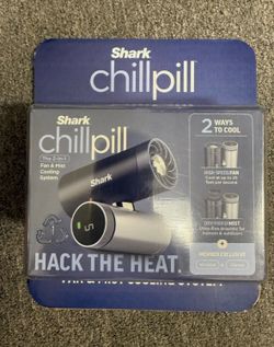 Shark ChillPill – The Only 3-in-1 Personal Cooling System with Fan, InstaChill Cooling Plate & Dry-Touch Mist – Portable