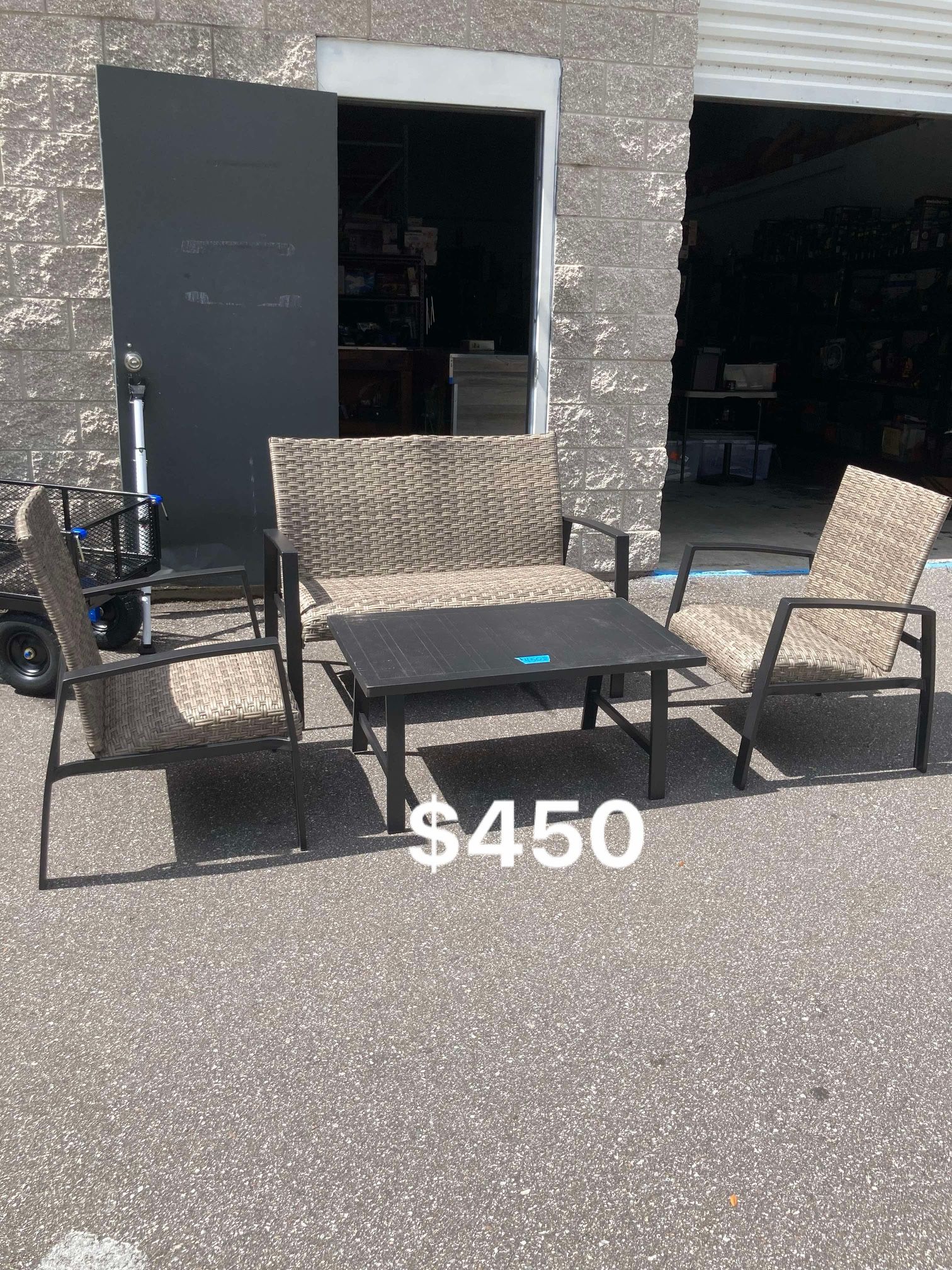 4 Piece Outdoor Patio Set