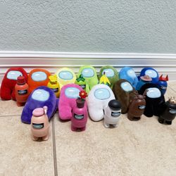12 Among us Plush + 11 Among us Figures + Among us Bag