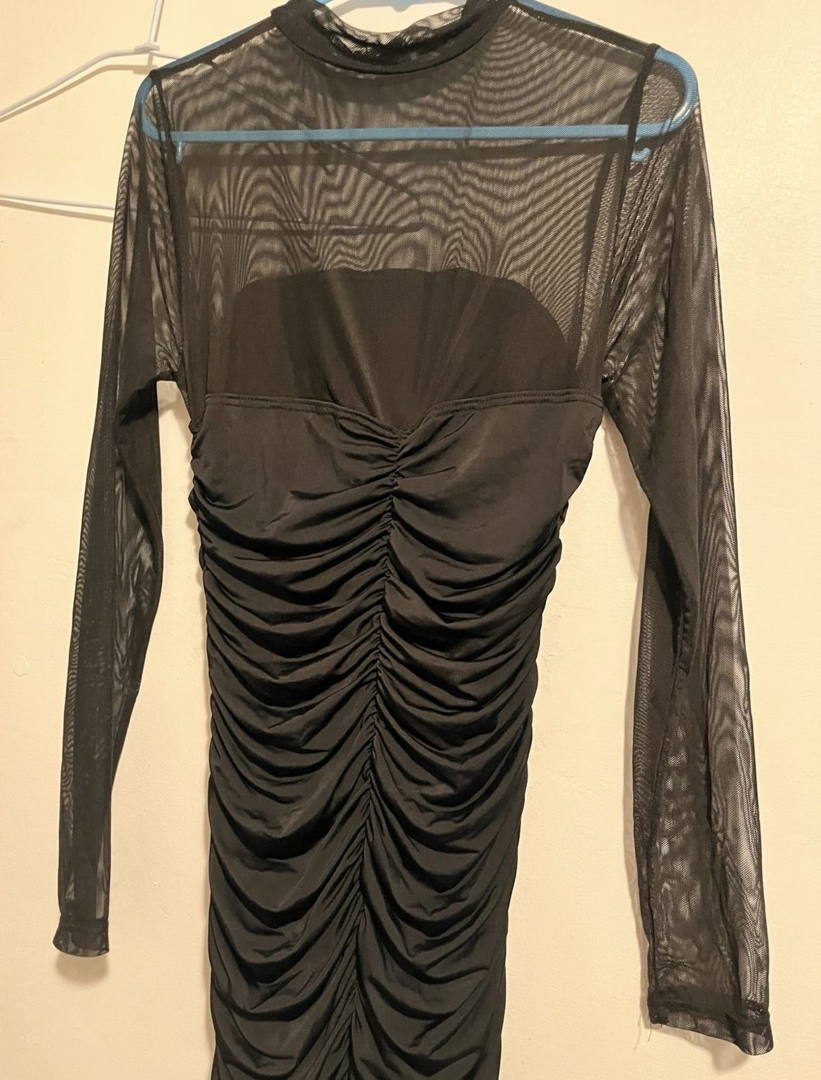 Sexy Mesh Dress Black S