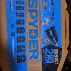 Spyder Hole Saw Kit