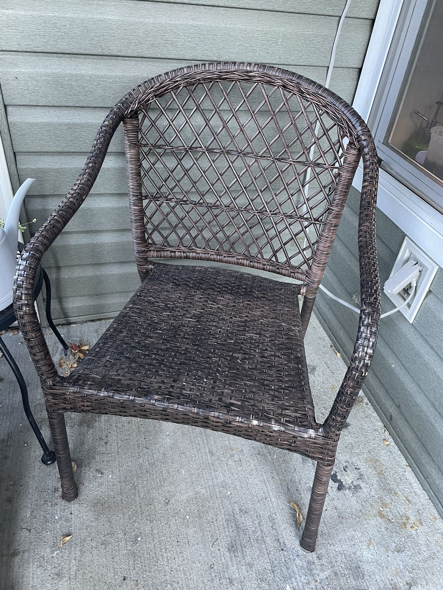 Brown Wicker Garden Chair