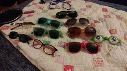 Variety of sunglasses