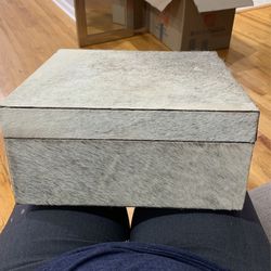 Cow Hide Box
