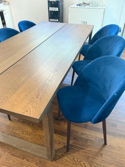 Dining table with chairs