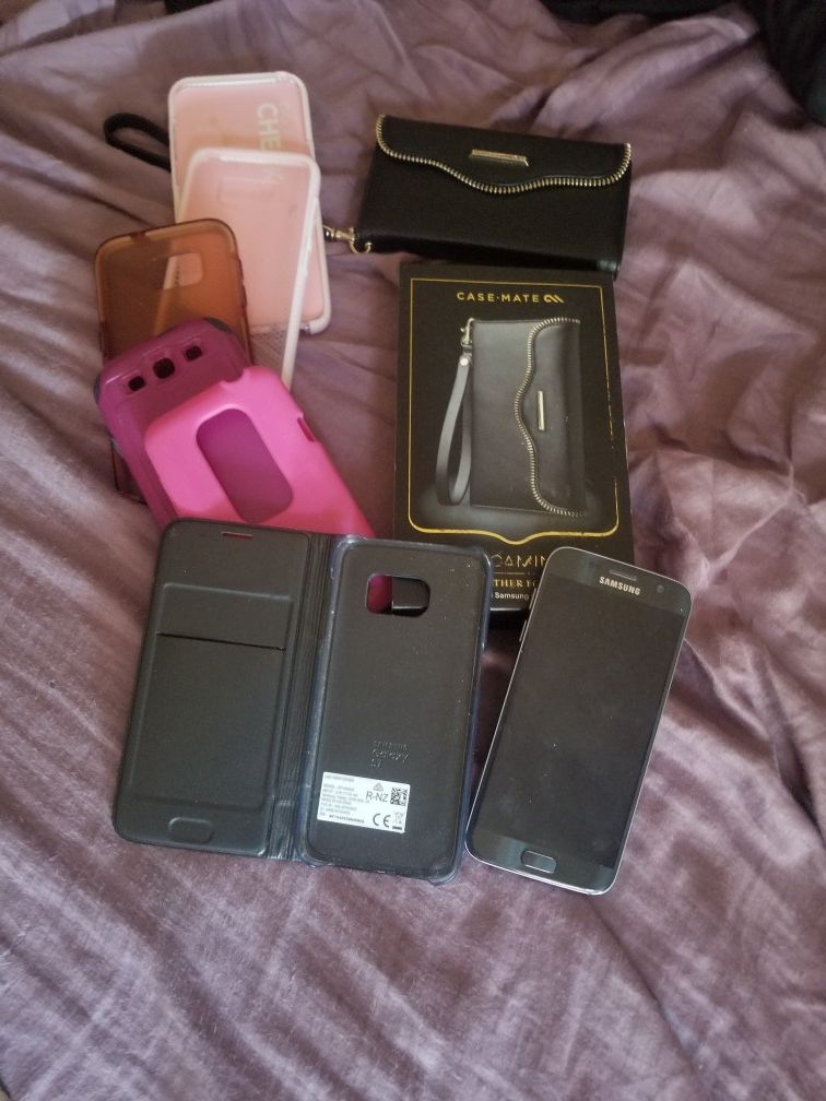 Samsung galaxy s7 with cases