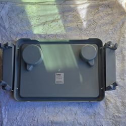 Universal Walker Tray with Double Cup Holders – Non-Slip Surface and Easy Assembly.