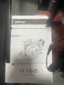 DEKO SAW 20V NEW!!