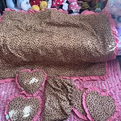 Sweet Jojo Designs Pink Cheetah Crib Bedding Set