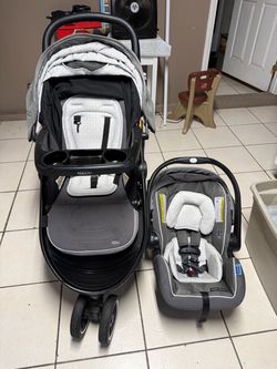 Greco stroller with car seat and base