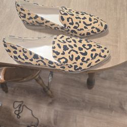 Brand New, Never Worn CL Launday Leopard Print Flats