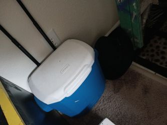 Blue cooler