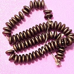 Strand Of 2x5mm Glass Beads