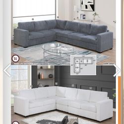 Fuery - like corduroy couch new in box