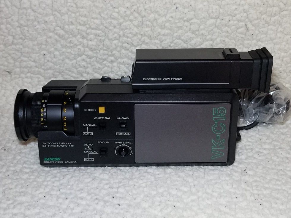 1985 New Vintage Hitachi Color Video Camera Auto Focus VK-C15