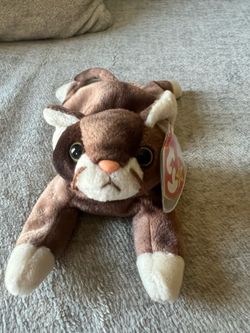 Ty Beanie Babies Pounce Plush Cat w/ Tag