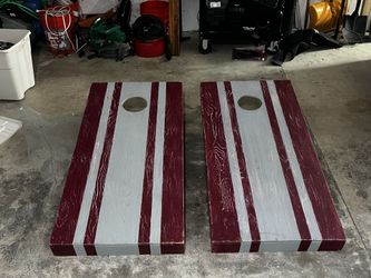 Solid Wood Cornhole Boards