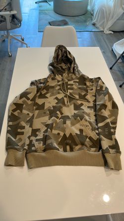 G-Star Raw Olive green camouflage hoodie - S