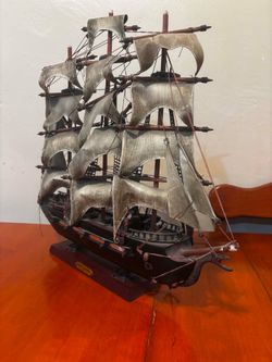 Vintage FRAGATA ESPANOLA 1780 Ship  15"x16"