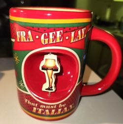 A Christmas Story Spinner Leg Lamp Mug Ceramic Coffee Cup