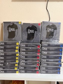 Kirkland Men's Pima Cotton V-Neck T-Shirts 4-Pack