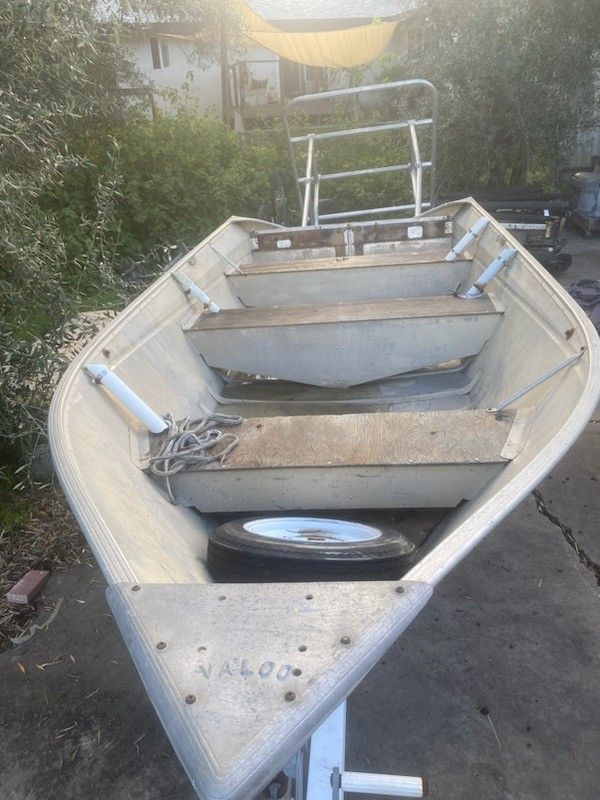14' Valco Aluminum Boat With Trailer