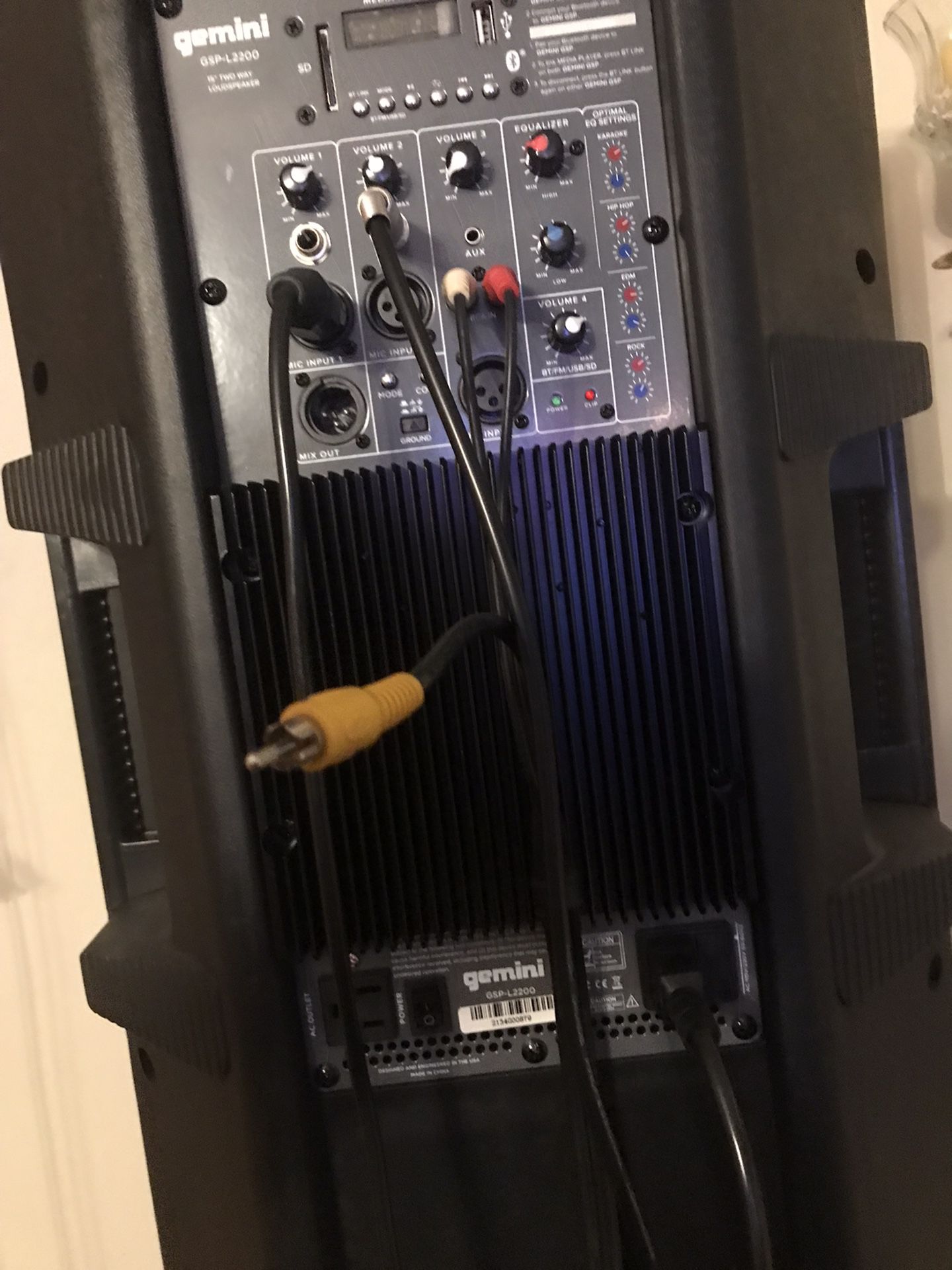 Gemini Stereo System With Karaoke 2500 Watts