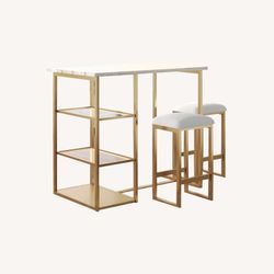 Bar Table with 2 Stools