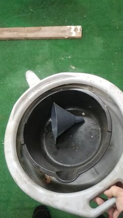 Funnel and 2 drain pans
