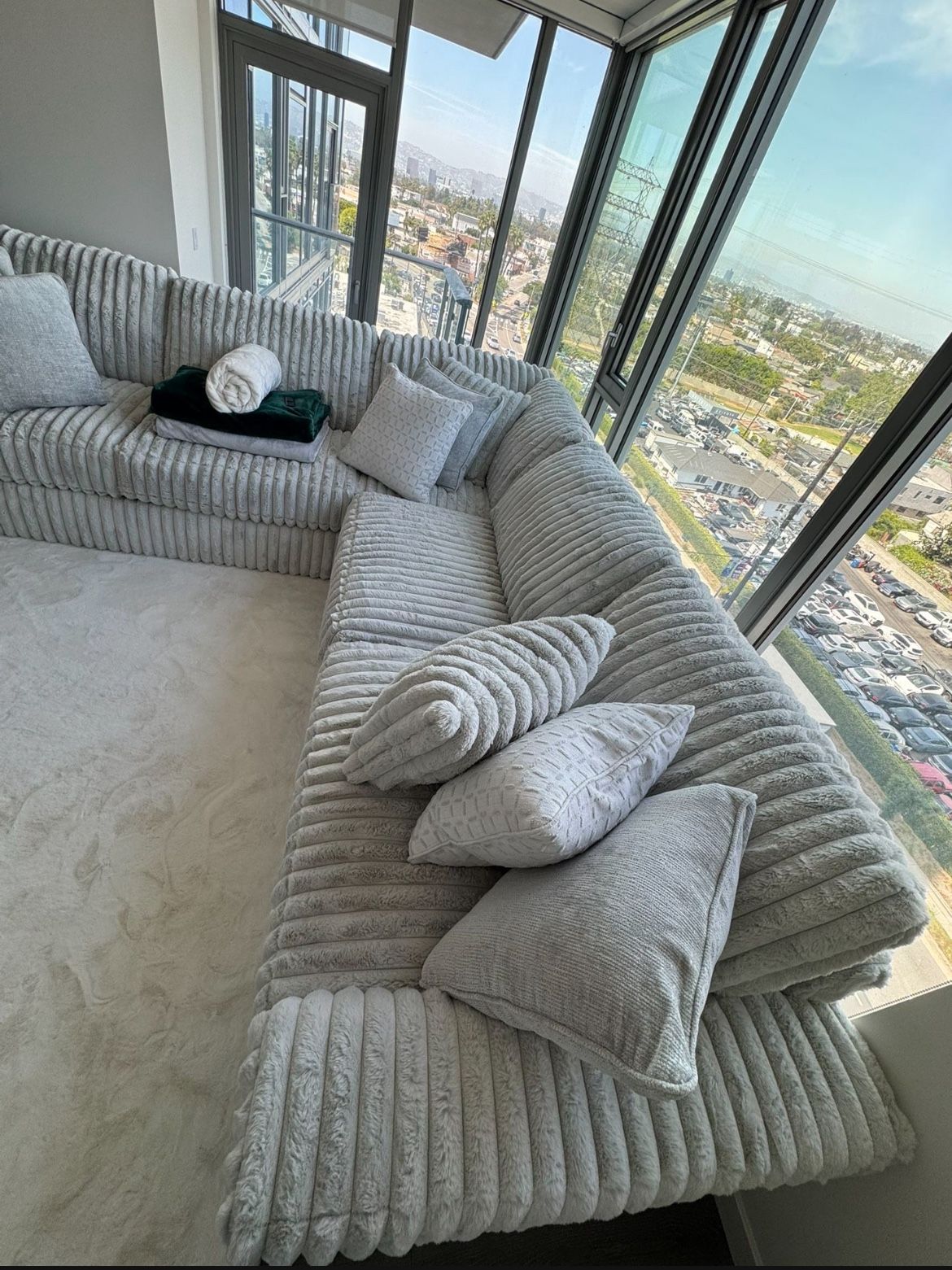 NEW 3pc Sectional Couch NEED GONE ASAP