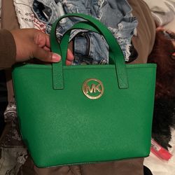 Michael Kors Green Handbag