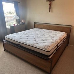King Size bed Crate & Barrel