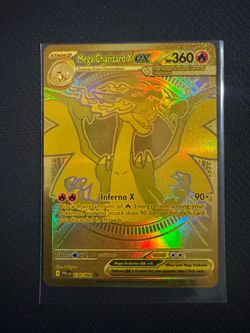 Pokémon TCG GOLD Mega Charizard X EX 130/094 Phantasmal Flames