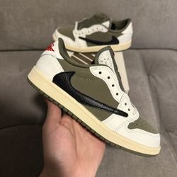 Jordan 1 Low Travis Scott Medium Olive 