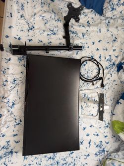 Phillips curved 32 inch monitor w/ desk mount