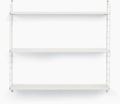 String Wall Shelving For Library, Home Office, Bedroom, Kitchen…
