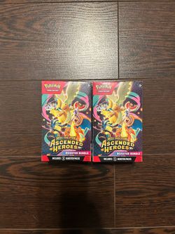Pokémon TCG: Ascended Heroes Booster Bundle Factory Sealed x2