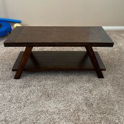 Dark Brown Coffee Table 
