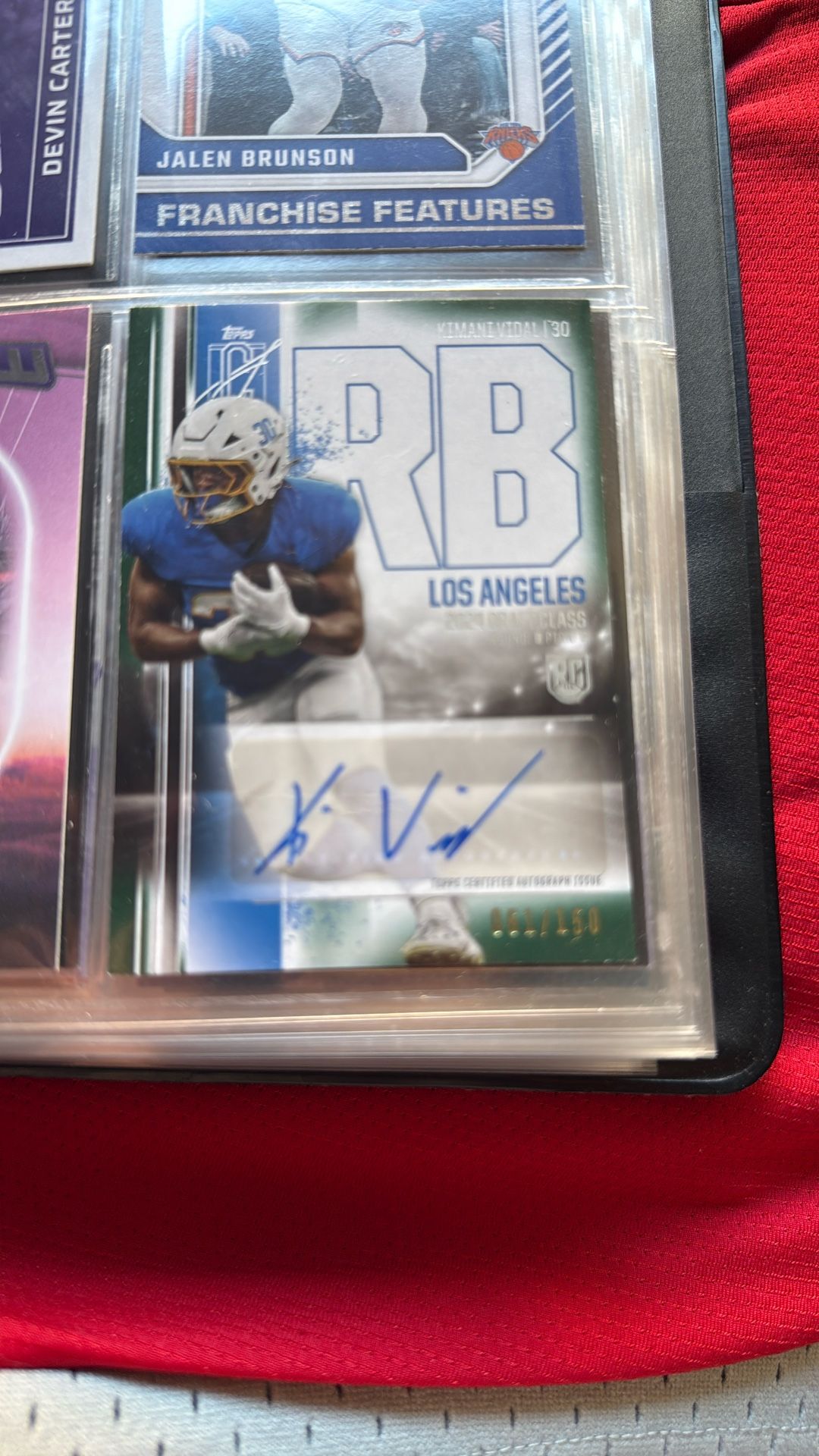 Sports card NFL