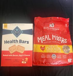 Brand New Sealed Premium Dog puppy Canine Treats Bundle (Blue Buffalo & Stella & Chewy's)