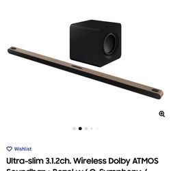 Samsung HW-S80CB Ultra-Slim 3.1.2 Dolby Atmos Soundbar + Subwoofer 