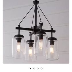 NEW! Outdoor 4 Light Chandelier 