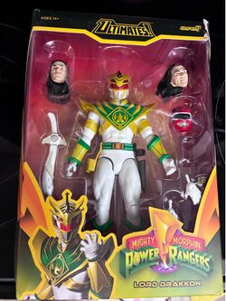 Super7 Ultimates! Mighty Morphin Power Rangers Lord Drakkon Figure Sword 14+