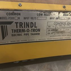 Trindl Commercial Pipe Thawer With 2- 25ft Cables