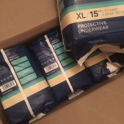 Four Packs Of Adult Diapers - Brand New